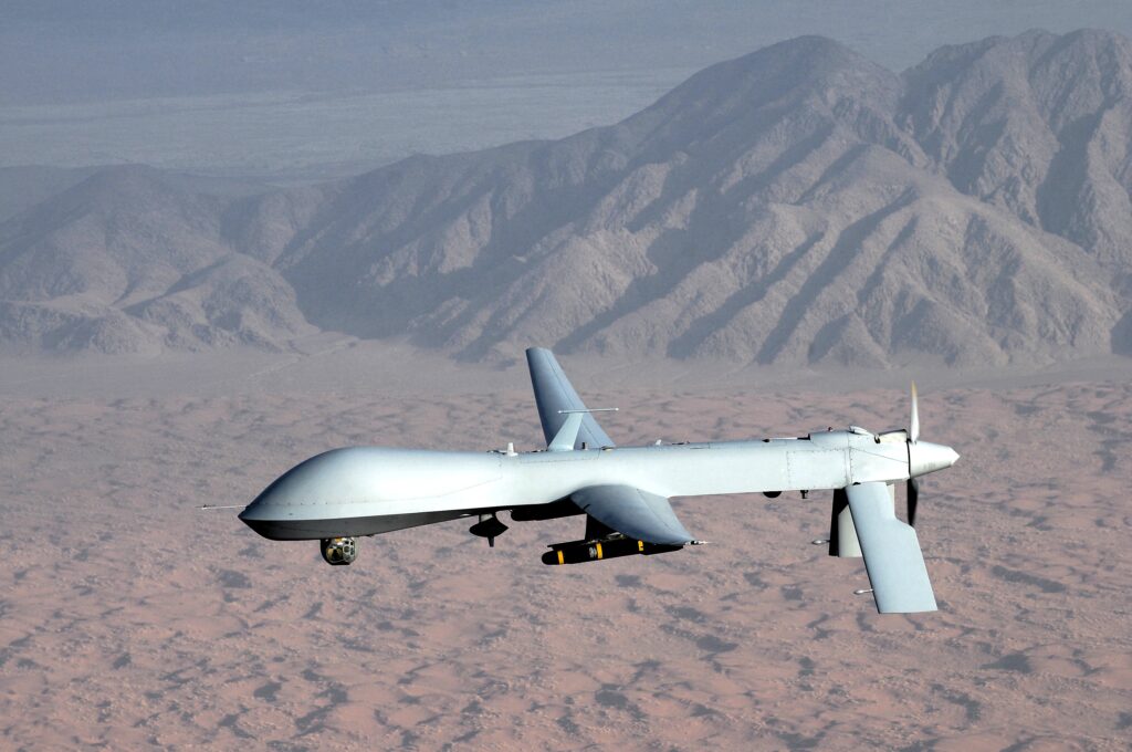 米空軍の無人航空機MQ-1 Predator。